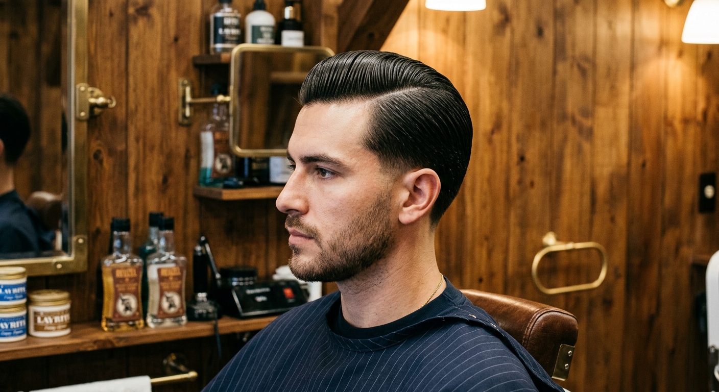 Classic scissor cut and style